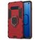 Mobigear Armor Ring Samsung Galaxy S10 Hülle Hardcase Backcover Stoßfest mit Ringhalter - Rot
