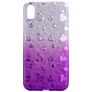 Mobigear Design iPhone XS Max Hülle Flexibles TPU Backcover - Lila