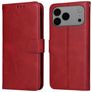 Mobigear Wallet iPhone 17 Pro Max Hülle Klapphülle Geldbörse - Rot