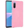Mobigear Croco Sony Xperia 10 III Hülle Hardcase Backcover - Pink