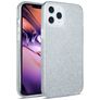 Mobigear Glitter iPhone 12 Pro Max Hülle Hardcase Backcover - Silber