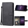 Mobigear Wallet Sony Xperia 1 V Hülle Klapphülle Geldbörse - Schwarz
