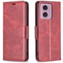 Mobigear Excellent Motorola Moto G04 Hülle Klapphülle Geldbörse - Rot