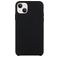 Mobigear Rubber Touch iPhone 15 Plus Silikon Hülle Backcover - Schwarz