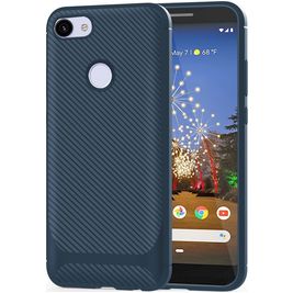 Mobigear Racing Motorola Moto E6 Play Hülle Flexibles TPU Backcover - Blau