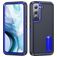 Mobigear Rugged Stand Samsung Galaxy S23 Hülle Hardcase Backcover Stoßfest mit Ständer - Dunkelblau