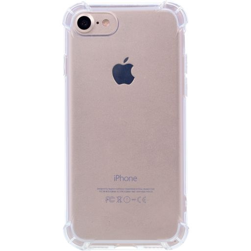 Mobigear Cushion Durchsichtig iPhone SE (2020) Hülle Flexibles TPU Backcover Stoßfest - Transparent