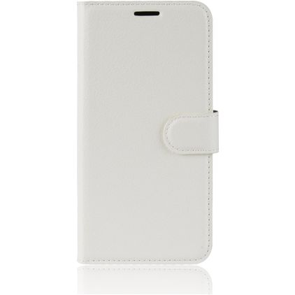 Mobigear Classic Samsung Galaxy A20e Hülle Klapphülle Geldbörse - Weiß