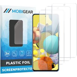 Mobigear Samsung Galaxy A51 Displayschutz Schutzfolie - Hüllenfreundlich (3er Pack)
