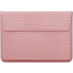 Mobigear Envelope Croco Laptop Sleeve (max 25 cm x 36 cm) Laptop Hülle - Pink