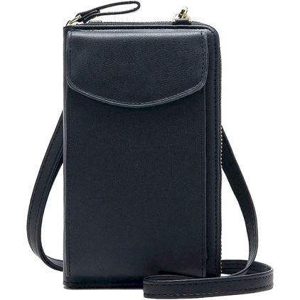 Antonio Fonzo Crossbody Handytasche - Large - Charcoal Black