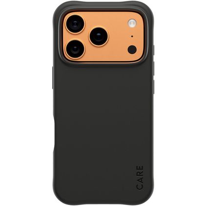 CARE by PanzerGlass Fashionable iPhone 17 Pro Silikon MagSafe Hülle Backcover - Schwarz