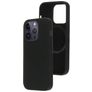 Mobiparts iPhone 14 Pro Silikon MagSafe Hülle Backcover - Schwarz