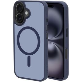Mobiparts Hardcover iPhone 16 MagSafe Hülle Hardcase Backcover - Satin Blue