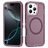 Mobigear Rugged Mag iPhone 16 Pro MagSafe Hülle Hardcase Backcover Stoßfest - Lila