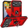 Mobigear Armor Ring iPhone 18 Pro Max Hülle Hardcase Backcover Stoßfest mit Ringhalter - Rot