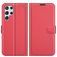 Mobigear Classic Samsung Galaxy S22 Ultra Hülle Klapphülle Geldbörse - Rot