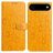 Mobigear Flowers iPhone Air Hülle Klapphülle Geldbörse - Gelb