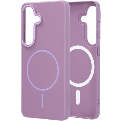 Mobiparts Slim Line Samsung Galaxy S26 MagSafe Hülle Hardcase Backcover - Imperial Purple