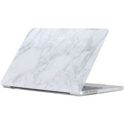 Mobigear Marble MacBook Air 15 Zoll (2023-2026) Hardcase Hülle MacBook Case - Grau - Model A2941 / A3114 / A3241 / A3448