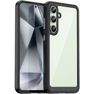 Mobigear Crystal Samsung Galaxy S24 FE Hülle Hardcase Backcover - Schwarz