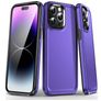 Mobigear Slim Armor iPhone 15 Pro Hülle Hardcase Backcover Stoßfest - Lila
