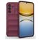 Mobigear Bumpy Samsung Galaxy A37 Hülle Flexibles TPU Backcover - Wine Red