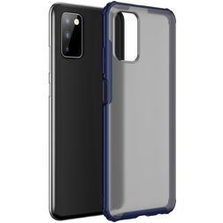 Mobigear Shockproof Samsung Galaxy A03s Hülle Hardcase Backcover Stoßfest - Dunkelblau