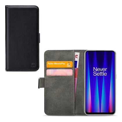 Mobilize Classic Gelly Wallet OnePlus Nord CE 2 Hülle Klapphülle Geldbörse - Schwarz