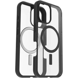 Otterbox React iPhone 16 MagSafe Hülle Hardcase Backcover Stoßfest - Transparent / Schwarz