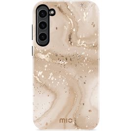 MIO Samsung Galaxy S23 MagSafe Hülle Hardcase Backcover - Gold Marble
