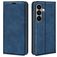 Mobigear Retro Slim Samsung Galaxy S26 Hülle Klapphülle Geldbörse - Blau
