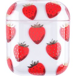Mobigear Design Apple AirPods 1 Hardcase Hülle - Strawberry