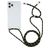 Mobigear Lanyard iPhone 12 Pro Max Flexibles TPU Handykette - Transparent / Grün