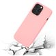 Mobigear Rubber Touch iPhone 14 Pro Silikon Hülle Backcover - Schwarz
