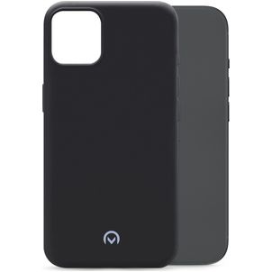 Mobilize Rubber Gelly iPhone 15 Hülle Flexibles TPU Backcover - Matt Black