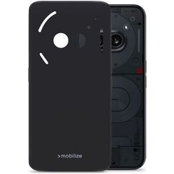 Mobilize Rubber Gelly Nothing Phone (2a) TPU (flexibel) Backcover - Matt Black