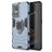 Mobigear Armor Ring Realme GT Neo 3 Hülle Hardcase Backcover Stoßfest mit Ringhalter - Blau