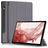 Mobigear Tri-Fold Samsung Galaxy Tab S9 Plus Hülle Klapphülle + Stifthalter - Grau