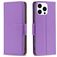 Mobigear Excellent iPhone 16 Pro Max Hülle Klapphülle Geldbörse - Lila
