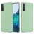Mobigear Rubber Touch Samsung Galaxy S21 Silikon Backcover - Grün