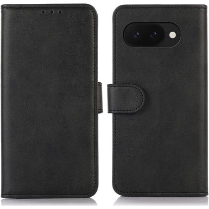 Mobigear Wallet Google Pixel 9a Hülle Klapphülle Geldbörse - Schwarz