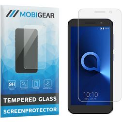 Mobigear Alcatel 1 Panzerglas Displayschutz - Hüllenfreundlich