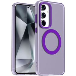 Mobigear Shockproof Samsung Galaxy S24 FE MagSafe Hülle Hardcase Backcover - Lila