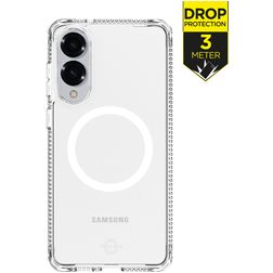 ITSKINS Level 2 HybridMagClear R Durchsichtig Samsung Galaxy S25 Edge MagSafe Hülle Hardcase Backcover Stoßfest - Transparent
