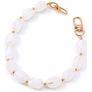 Mobigear Kunststoff Pebble Verstellbare Universal-Handykette - Milky White