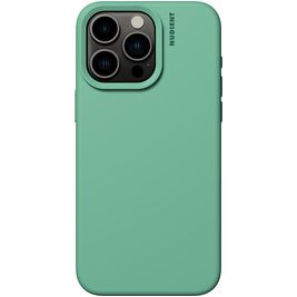 Nudient Base iPhone 15 Pro Max Silikon Hülle Backcover - Mint Green