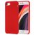 Mobigear Rubber Touch iPhone SE (2020) Silikon Hülle Backcover - Rot