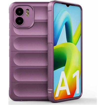 Mobigear Bumpy Xiaomi Redmi A1 4G Hülle Flexibles TPU Backcover - Lila