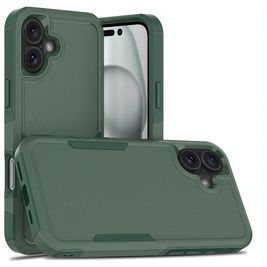 Mobigear Heavy Armor iPhone 16 Plus Hülle Hardcase Backcover Stoßfest - Grün